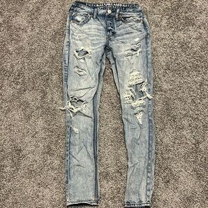 American Eagle ripped jeans